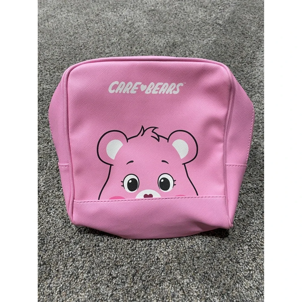 Care Bears Cosmetic Bag Womens OS Pink Excellent Cheer Bear Rainbow Pouch